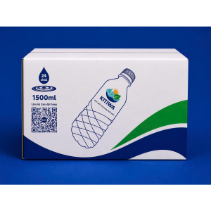 Nước tinh khiết Kitiwa 1.5L - Thùng 12 chai